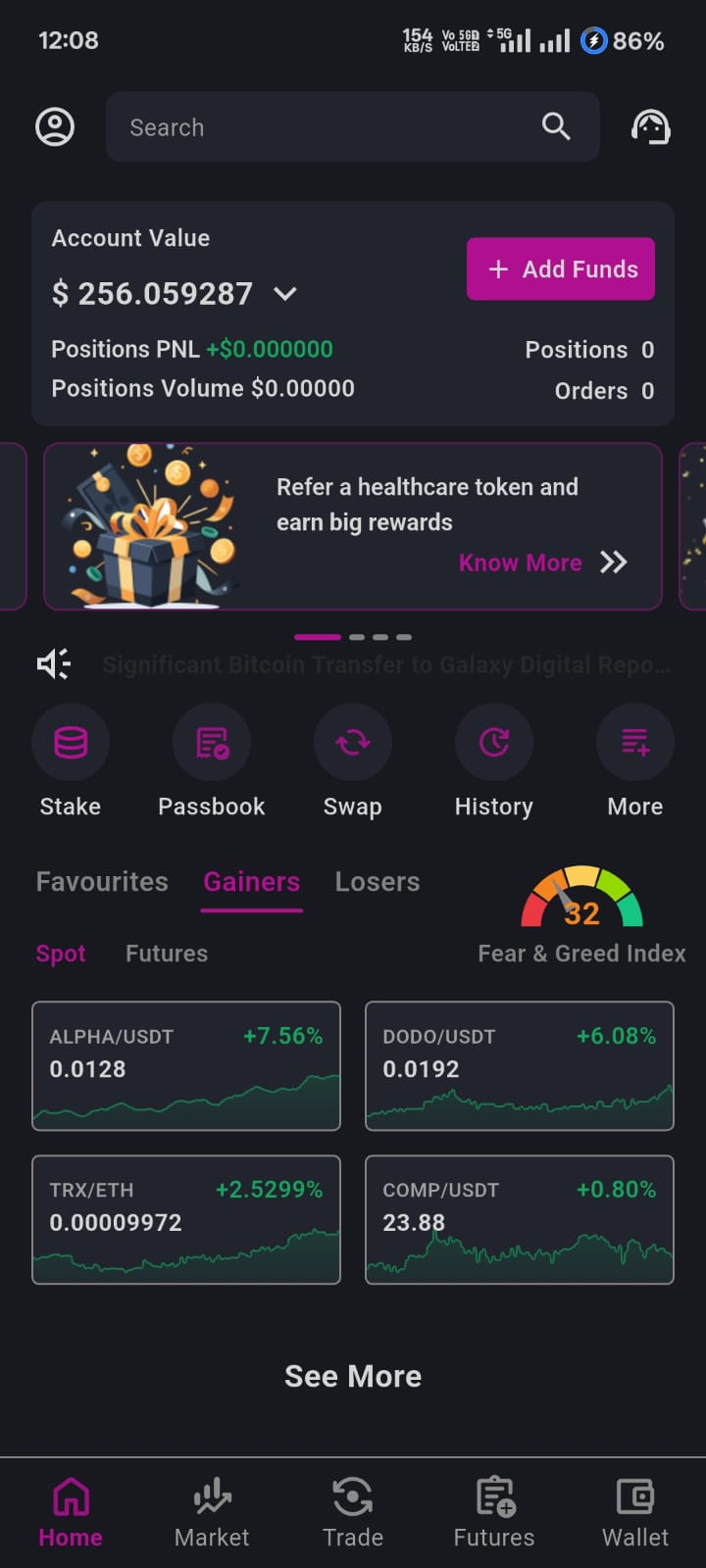 Deposit funds and start trading cryptocurrencies on HUMB – Secure Bitcoin and Ethereum trading